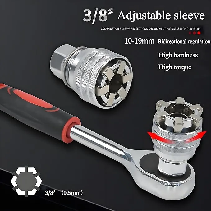 The All-in-One Universal Socket Wrench – One Tool, Endless Possibilities!